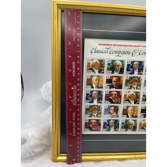 1997 Legends of American Music Series 32-Cent U.S. Stamp #3158-31658 New Framed - Picture 7 of 8